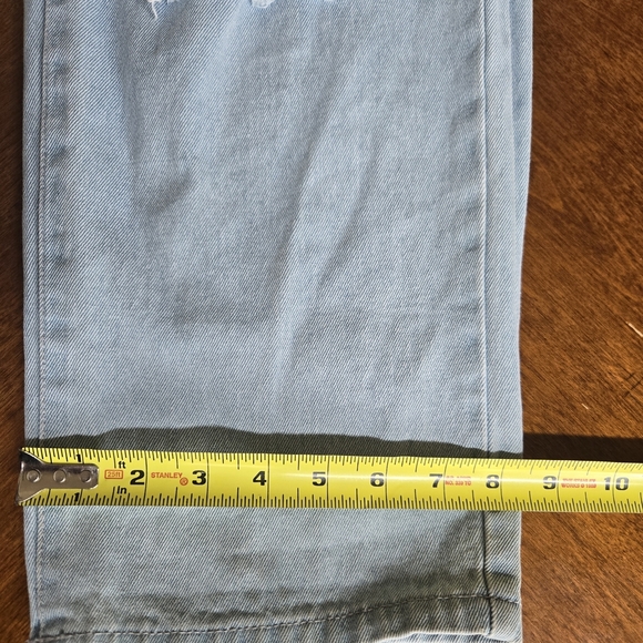 RSQ Women's Light Blue Distressed Baggy Jeans. Size 27 - Picture 7 of 14